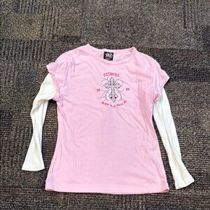 Girls Biker Design Pink XL Sturgis 2009 T shirt